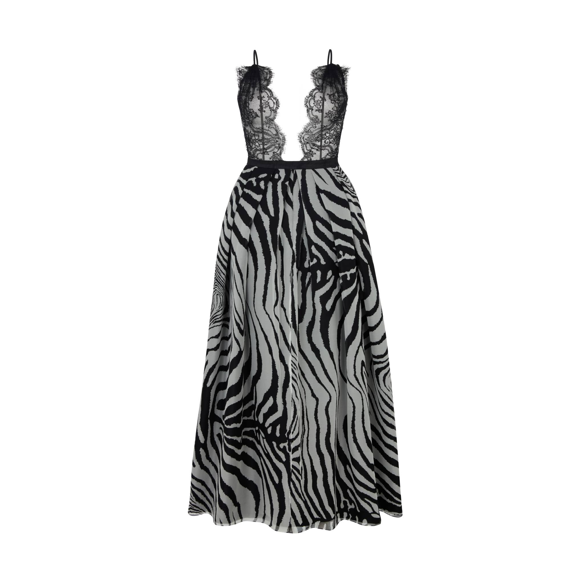 Zebra Lace Top Dress