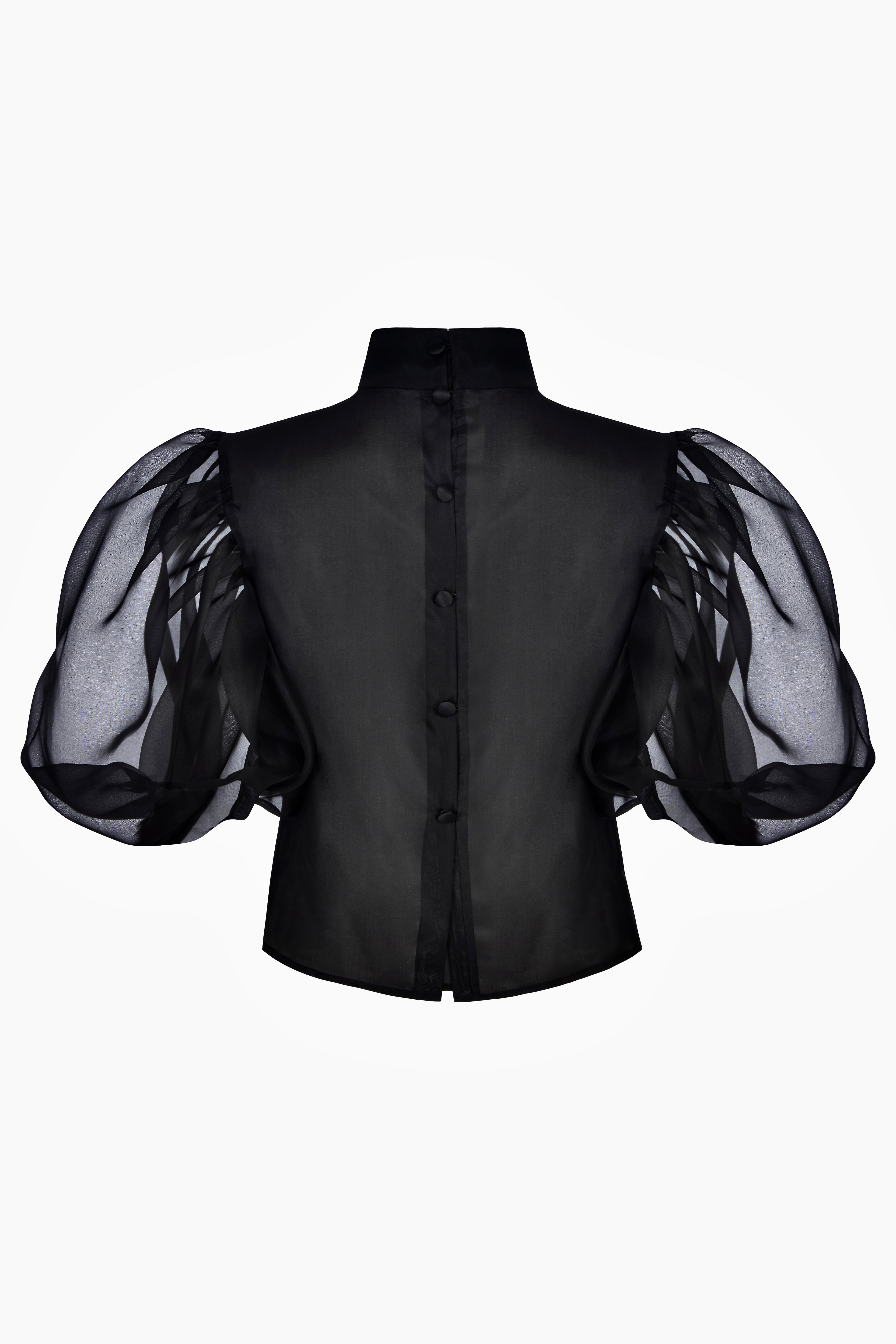Puff Sleeve Organza